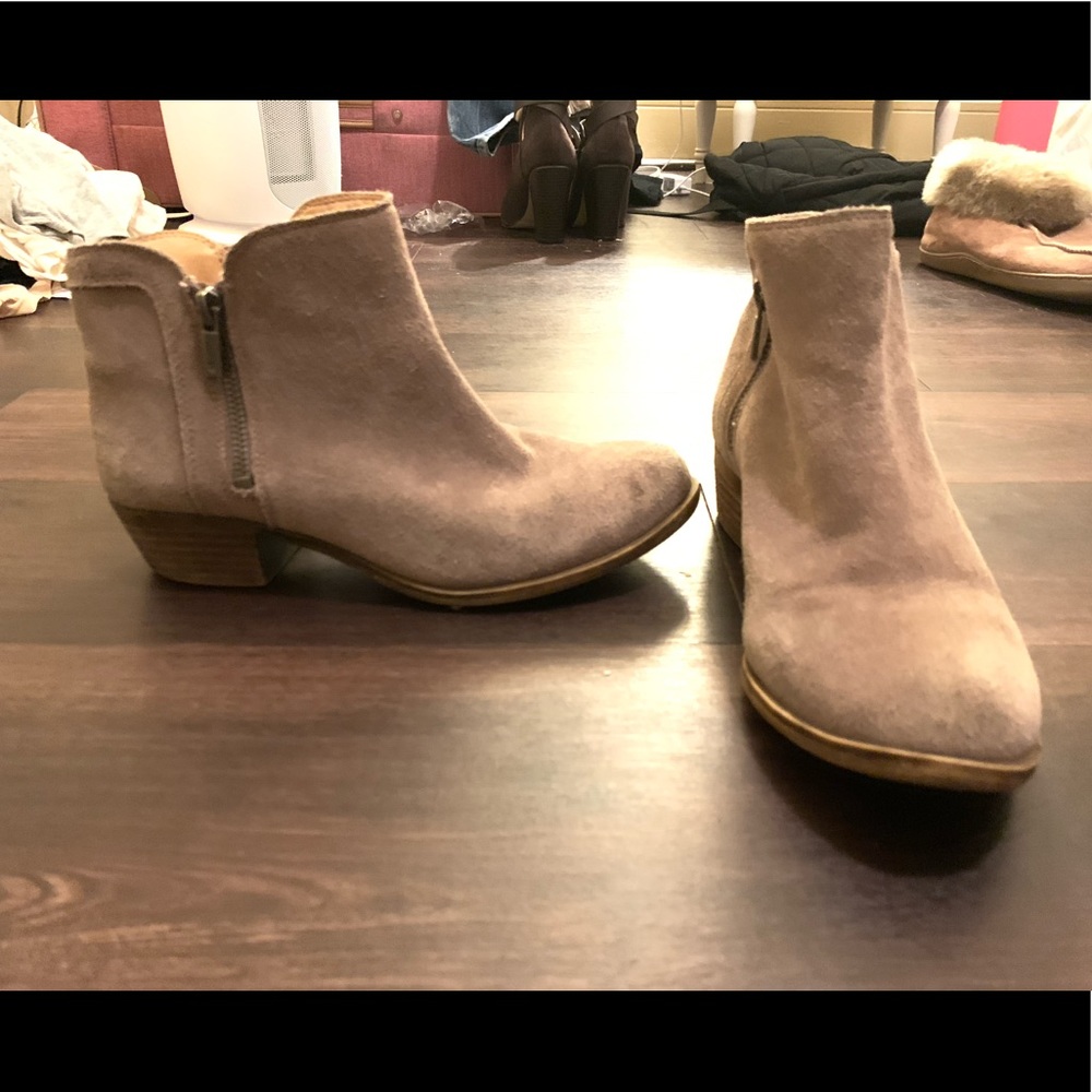 LUCKY BRAND genuine suede booties